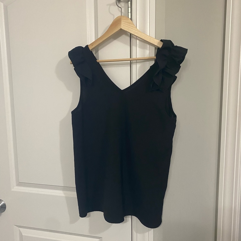 Maternity Ruffle Tank Top - Picture 3 of 3